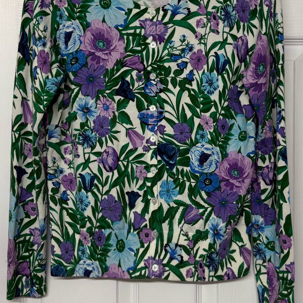 Talbots Classic Button Front Lightweight Cardigan… - image 3